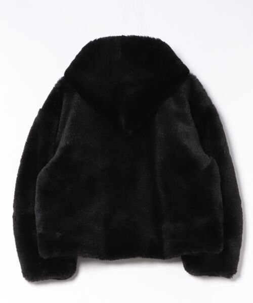 Vivienne Westwood（ヴィヴィアンウエストウッド）の「ﾘｻｲｸﾙﾎﾟﾘｴｽﾃﾙﾌｧｰﾗｳﾝﾄﾞｽﾘｰﾌﾞﾌｰﾃﾞｨｰ（その他アウター・レディース・チャコールグレー/ブラック・FREE）」の3枚目の写真