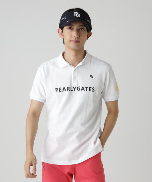 PEARLY GATES(パーリーゲイツ)の「【PEARLY GATES】PGisPG 40/2コーマ・18G鹿の子(ポロシャツ・メンズ・グリーン系その他/ホワイト/ネイビー・MEDIUM/LARGE/X-LARGE/XX-LARGE/SMALL)」の5枚目の写真