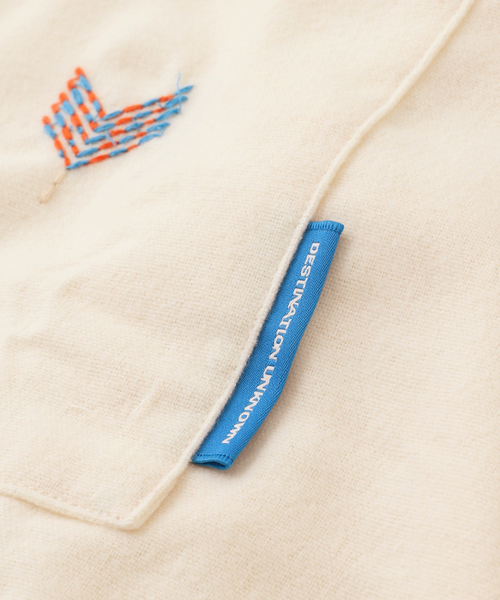 Liberaiders(リベレイダース)の「Liberaiders / リベレイダース TIFINAGH EMBROIDERY フランネルシャツ(シャツ/ブラウス・メンズ・ホワイト・MEDIUM)」の4枚目の写真
