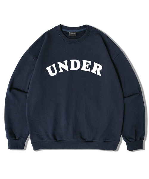 UNDEROFF(アンダーオフ)の「アセンティックリラックスドアンダーアーチマンツーマンスウェットネイビーホワイト(スウェット・レディース・ネイビー・SMALL/MEDIUM/LARGE/X-LARGE)」の1枚目の写真