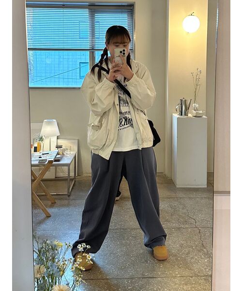 XERO（ゼロ）の「Deep One Tuck Sweat Pants [Light Navy]（スウェットパンツ・メンズ・その他・MEDIUM/SMALL/LARGE）」の4枚目の写真