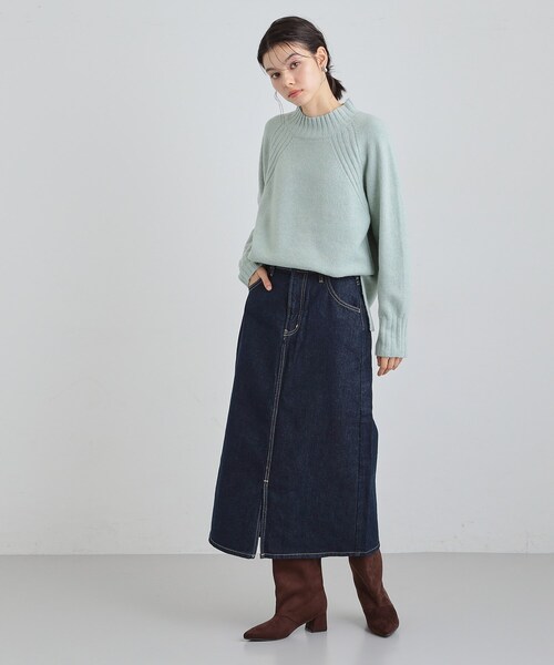 THE SHOP TK (ザ ショップ ティーケー )の「【Lee】デニムスカート(デニムスカート・レディース・サックスブルー/ネイビー・12/13)」の8枚目の写真