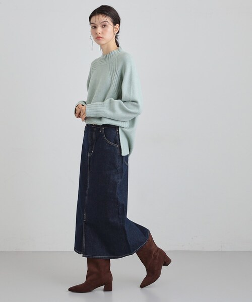 THE SHOP TK (ザ ショップ ティーケー )の「【Lee】デニムスカート(デニムスカート・レディース・サックスブルー/ネイビー・12/13)」の9枚目の写真
