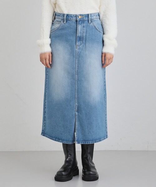 THE SHOP TK (ザ ショップ ティーケー )の「【Lee】デニムスカート(デニムスカート・レディース・サックスブルー/ネイビー・12/13)」の11枚目の写真