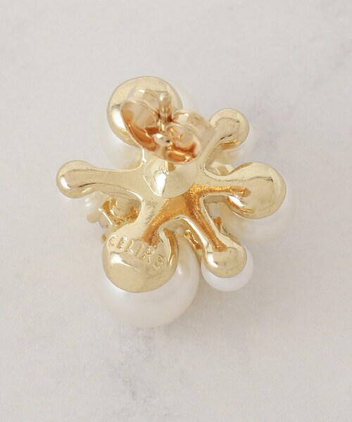 couture brooch(クチュールブローチ)の「パール調ビジューピアス(ピアス(両耳用)・レディース・ゴールド・00)」の6枚目の写真