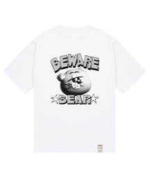 [ユニセックス]ビウェアベア半袖Tシャツ_ホワイト