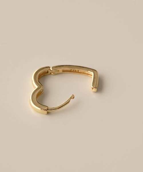 ZAKKA-BOX（ザッカボックス）の「ビジューハートピアスイヤーカフセット（ピアス（片耳用）・レディース・ゴールド/シルバー・FREE）」の21枚目の写真