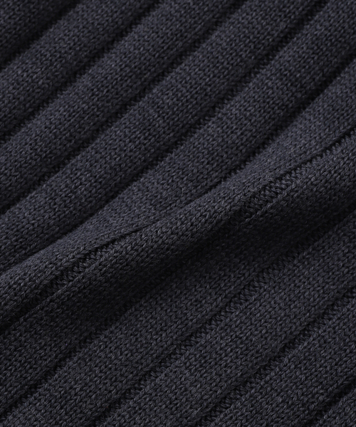 PULP/417EDIFICE(パルプフォーワンセブンエディフィス)の「GR10K / ジーアールテンケー RIB CREW NECK WORKWEAR(ニット/セーター・メンズ・グリーン/チャコールグレー・MEDIUM/SMALL)」の4枚目の写真