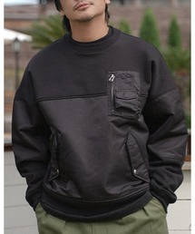 #Re:room（リルーム）の「スウィッチング ツイル スウェット トレーナー（スウェット・メンズ）」