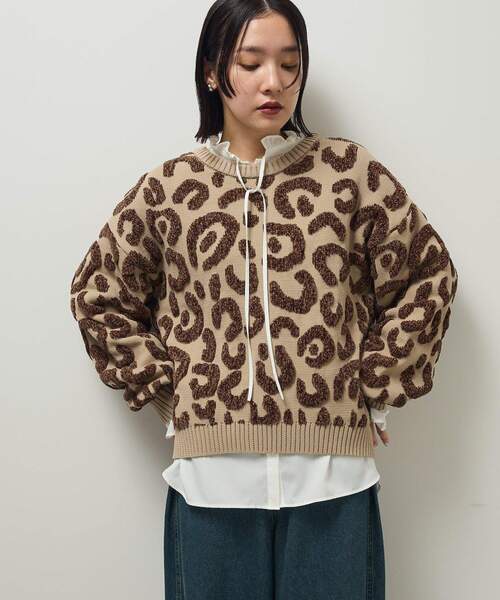 Green　Parks（グリーンパークス）の「ホワイトインナーフリルカラーシャツ（シャツ/ブラウス・レディース・オフホワイト/ブラック/ストライプ・FREE）」の11枚目の写真