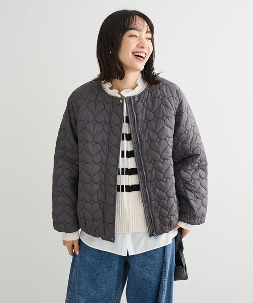 Green　Parks（グリーンパークス）の「ホワイトインナーフリルカラーシャツ（シャツ/ブラウス・レディース・オフホワイト/ブラック/ストライプ・FREE）」の14枚目の写真