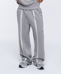 BORN TO WIN（ボーントゥウィン）の「REVERSE OUT SEAM WIDE PANTS [MELANGE GREY]（スウェットパンツ）」