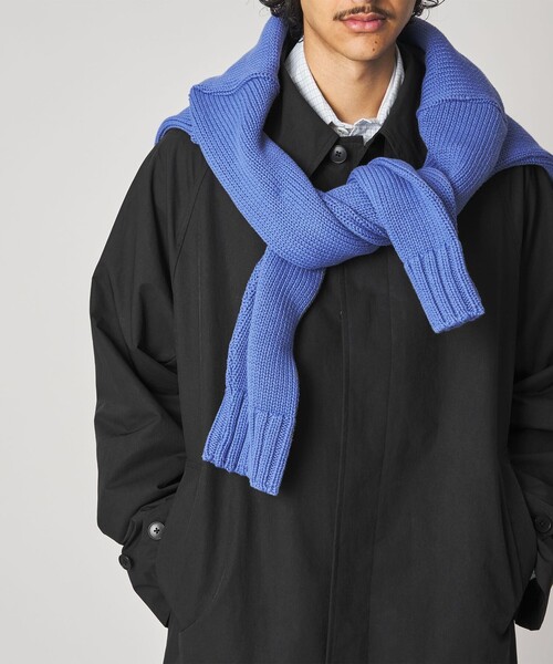 Steven Alan（スティーブンアラン）の「＜Steven Alan＞ ディープ ベリーマエックス  バルマカーン コート（ステンカラーコート・メンズ・ブラック・S/XL/M/L）」の2枚目の写真