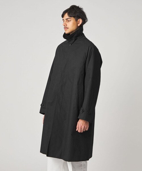 Steven Alan（スティーブンアラン）の「＜Steven Alan＞ ディープ ベリーマエックス  バルマカーン コート（ステンカラーコート・メンズ・ブラック・S/XL/M/L）」の11枚目の写真