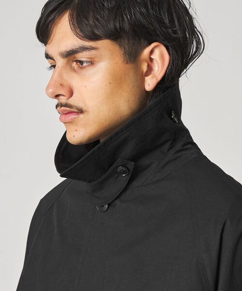 Steven Alan（スティーブンアラン）の「＜Steven Alan＞ ディープ ベリーマエックス  バルマカーン コート（ステンカラーコート・メンズ・ブラック・S/XL/M/L）」の14枚目の写真