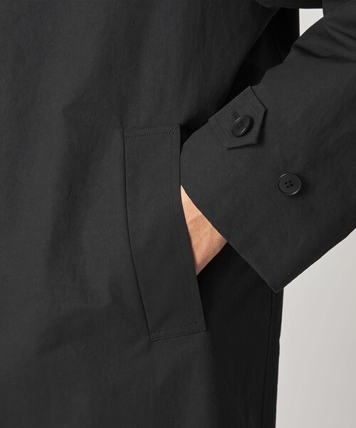 Steven Alan（スティーブンアラン）の「＜Steven Alan＞ ディープ ベリーマエックス  バルマカーン コート（ステンカラーコート・メンズ・ブラック・S/XL/M/L）」の16枚目の写真