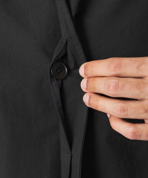 Steven Alan（スティーブンアラン）の「＜Steven Alan＞ ディープ ベリーマエックス  バルマカーン コート（ステンカラーコート・メンズ・ブラック・S/XL/M/L）」の19枚目の写真