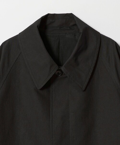 Steven Alan（スティーブンアラン）の「＜Steven Alan＞ ディープ ベリーマエックス  バルマカーン コート（ステンカラーコート・メンズ・ブラック・S/XL/M/L）」の21枚目の写真