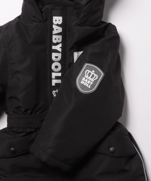BABYDOLL(ベビードール)の「撥水中綿ジャンプスーツ 1192K(その他アウター・キッズ・パープル/ブラック・S(80-90)/M(100-110)/L(120-130))」の4枚目の写真
