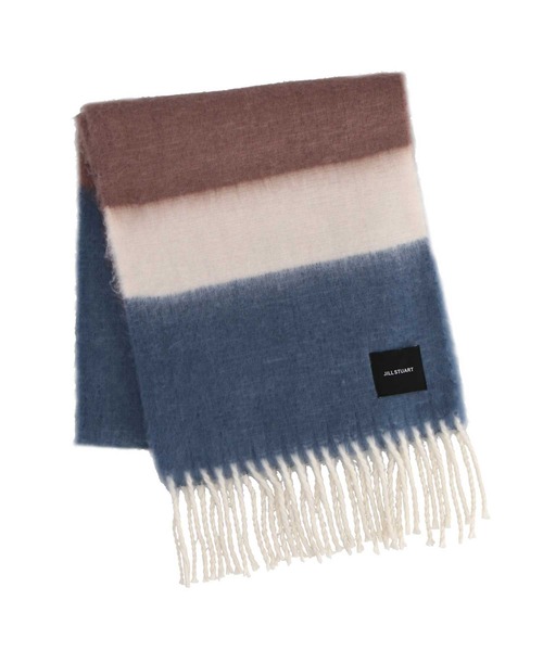 JILL STUART（ジルスチュアート）の「ポリエステルアクリルシャギーマフラー（マフラー・レディース・ピンク/グリーン/ベージュ/ブルー・FREE）」の2枚目の写真