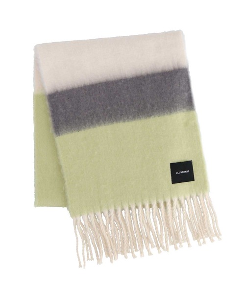 JILL STUART（ジルスチュアート）の「ポリエステルアクリルシャギーマフラー（マフラー・レディース・ピンク/グリーン/ベージュ/ブルー・FREE）」の3枚目の写真