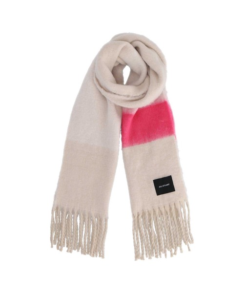 JILL STUART（ジルスチュアート）の「ポリエステルアクリルシャギーマフラー（マフラー・レディース・ピンク/グリーン/ベージュ/ブルー・FREE）」の5枚目の写真