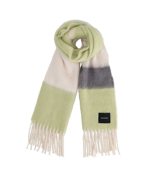 JILL STUART（ジルスチュアート）の「ポリエステルアクリルシャギーマフラー（マフラー・レディース・ピンク/グリーン/ベージュ/ブルー・FREE）」の7枚目の写真