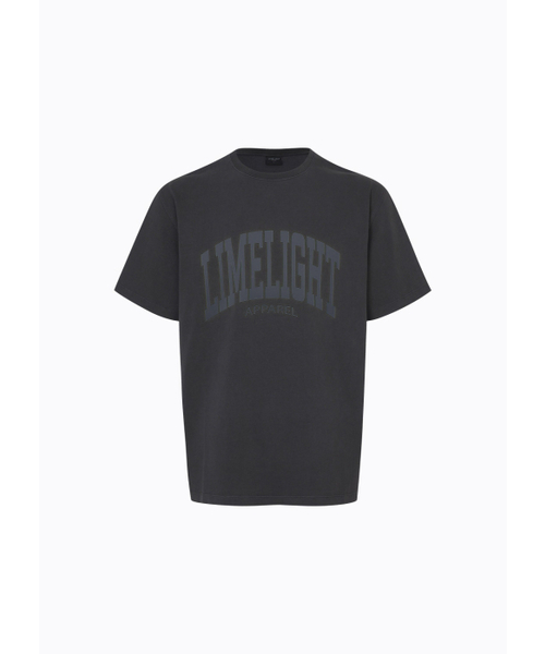 LIMELIGHT APPAREL(ライムライトアパレル)の「アパレルピグメントアーチロゴTシャツ(ブラック/グレー)(Tシャツ/カットソー・メンズ・その他・SMALL/MEDIUM/LARGE/X-LARGE)」の2枚目の写真