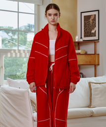 ARI（アリ）の「KIKI FLEECE ZIP UP / RED（その他アウター）」