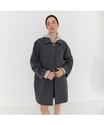 DEARSTALKER（ディアストーカー）の「TYPICAL STUD TWILL JACKET - CHARCOAL（その他アウター）」