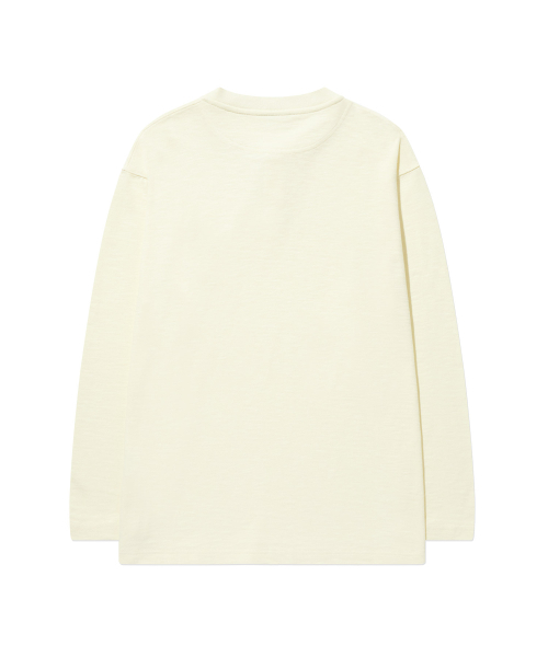 COVERNAT（カバーナット）の「ヘンリーネックロングスリーブ アイボリー（Tシャツ/カットソー・レディース・その他・X-LARGE/SMALL/MEDIUM/LARGE）」の3枚目の写真