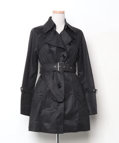 CCU×EDIFICE別注W.Breasted Coat レザーPコート CCU(シーシーユー) 別注 US-Navy W-.Breasted Coat | エディフィス
