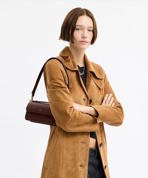 COACH(コーチ)の「エローラ トップ ハンドル クロスボディ バッグ(ショルダーバッグ・レディース・ブラウン系その他・ONE)」の3枚目の写真