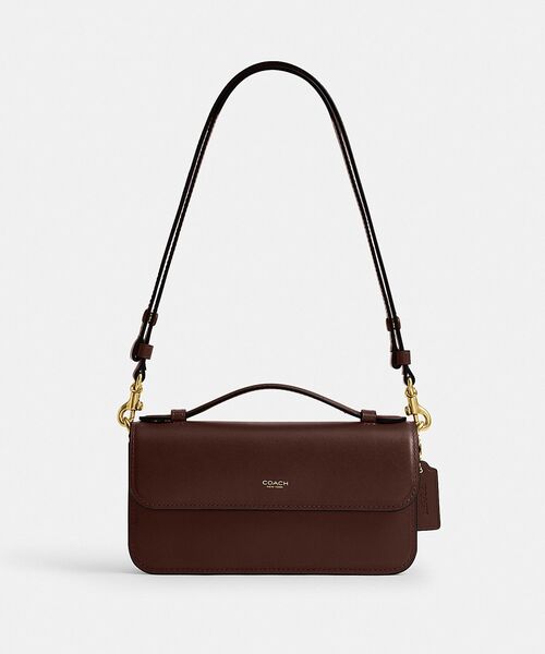 COACH(コーチ)の「エローラ トップ ハンドル クロスボディ バッグ(ショルダーバッグ・レディース・ブラウン系その他・ONE)」の4枚目の写真