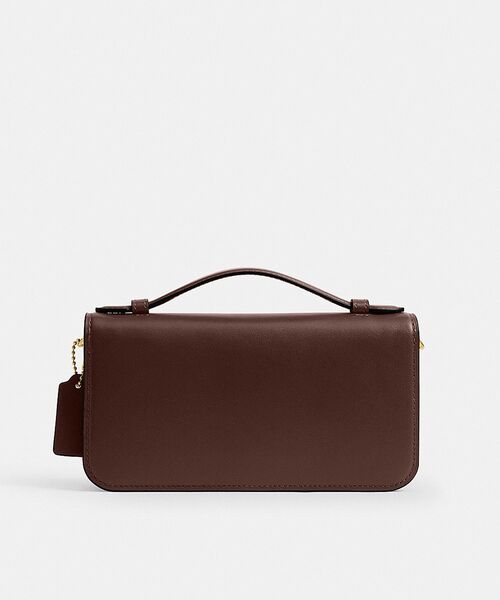 COACH(コーチ)の「エローラ トップ ハンドル クロスボディ バッグ(ショルダーバッグ・レディース・ブラウン系その他・ONE)」の6枚目の写真