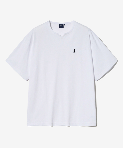 YALE(イェール)の「ヘリテージ ダンスリットネック 半袖Tシャツ ホワイト(Tシャツ/カットソー・レディース・その他・LARGE/MEDIUM/SMALL/X-LARGE)」の1枚目の写真