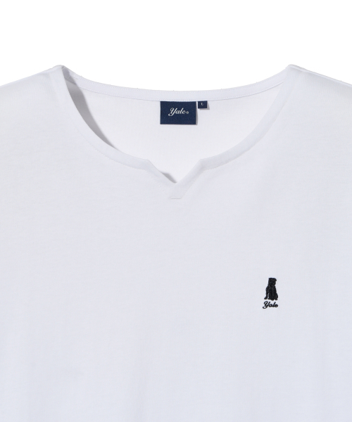 YALE(イェール)の「ヘリテージ ダンスリットネック 半袖Tシャツ ホワイト(Tシャツ/カットソー・レディース・その他・LARGE/MEDIUM/SMALL/X-LARGE)」の3枚目の写真
