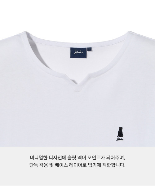 YALE(イェール)の「ヘリテージ ダンスリットネック 半袖Tシャツ ホワイト(Tシャツ/カットソー・レディース・その他・LARGE/MEDIUM/SMALL/X-LARGE)」の7枚目の写真