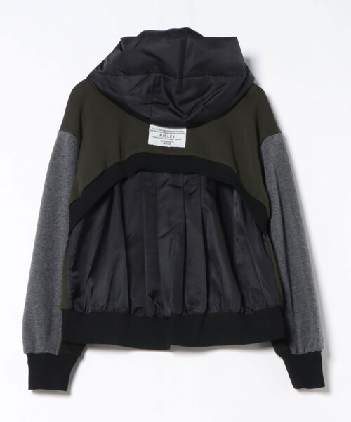 Risley（リズレー）の「バイカラーボアフーディー（Tシャツ/カットソー・レディース・カーキ・FREE）」の21枚目の写真