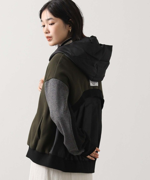 Risley（リズレー）の「バイカラーボアフーディー（Tシャツ/カットソー・レディース・カーキ・FREE）」の9枚目の写真