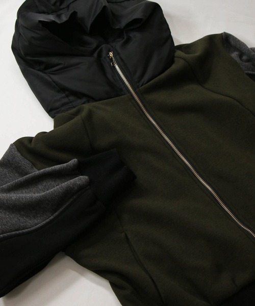 Risley（リズレー）の「バイカラーボアフーディー（Tシャツ/カットソー・レディース・カーキ・FREE）」の19枚目の写真