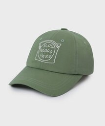 SLOW RECORD HOUSE（スローレコードハウス）の「レコードコットンボールキャップ_グリーン（キャップ）」