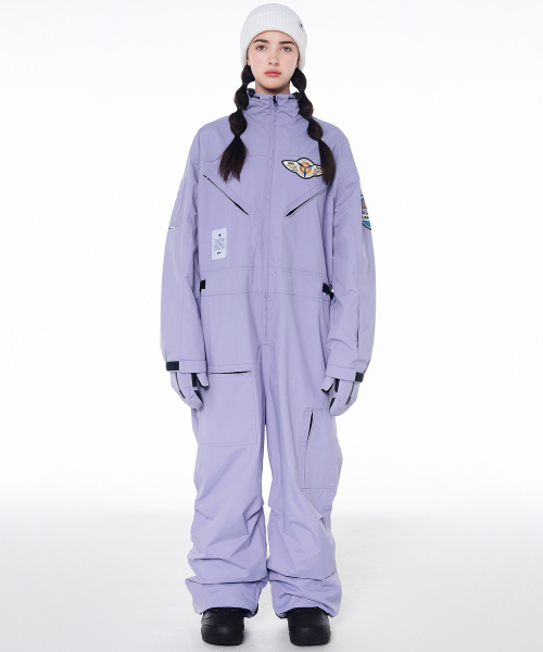 DOLL OUTERWEAR(ドラ アウターウェア)の「2425 ボルカン ボードウェア ワーク ジャンプスーツ ライトパープル 男女共用(つなぎ/オールインワン・レディース・その他・X-SMALL/SMALL/MEDIUM/LARGE/X-LARGE)」の9枚目の写真