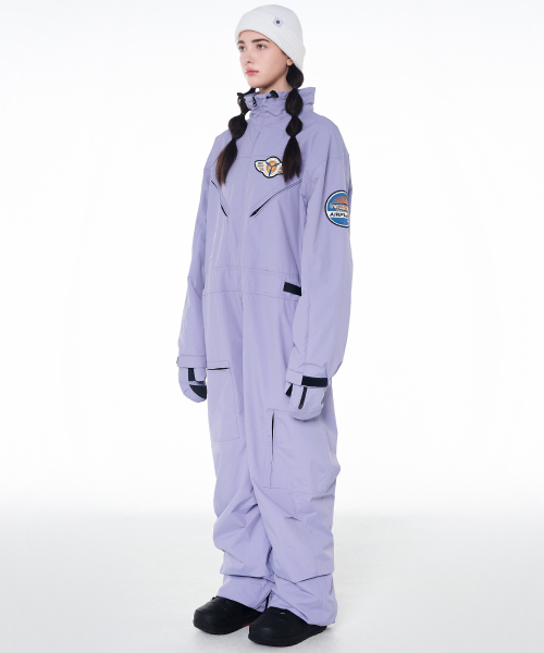 DOLL OUTERWEAR(ドラ アウターウェア)の「2425 ボルカン ボードウェア ワーク ジャンプスーツ ライトパープル 男女共用(つなぎ/オールインワン・レディース・その他・X-SMALL/SMALL/MEDIUM/LARGE/X-LARGE)」の10枚目の写真