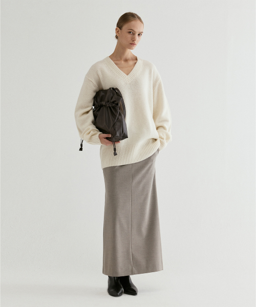 FROMWHERE(フロムウェア)の「Bucket Tote Bag Brown(ショルダーバッグ・レディース・その他・FREE)」の2枚目の写真