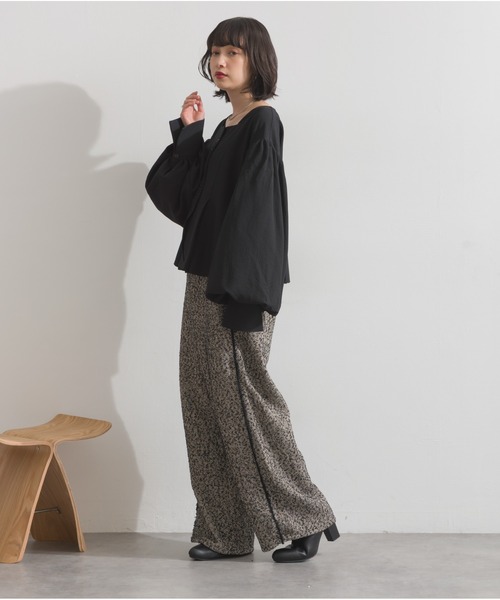 OandI（オーアンドアイ）の「ツイードフリンジカーブパンツ（その他パンツ・レディース・ブラウン/ブラック・FREE）」の13枚目の写真