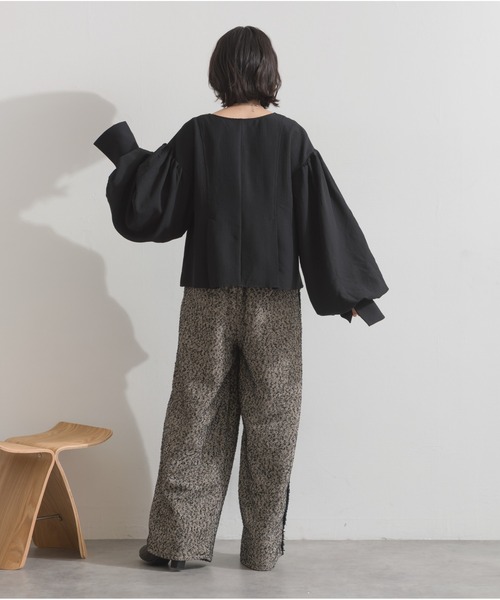 OandI（オーアンドアイ）の「ツイードフリンジカーブパンツ（その他パンツ・レディース・ブラウン/ブラック・FREE）」の14枚目の写真