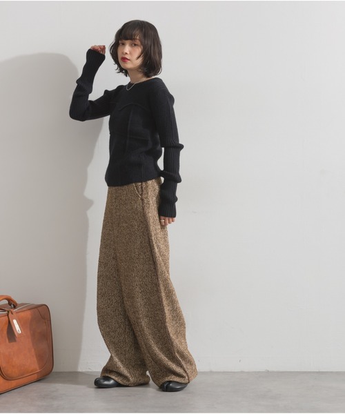 OandI（オーアンドアイ）の「ツイードフリンジカーブパンツ（その他パンツ・レディース・ブラウン/ブラック・FREE）」の19枚目の写真