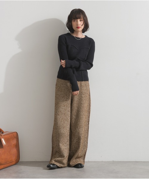 OandI（オーアンドアイ）の「ツイードフリンジカーブパンツ（その他パンツ・レディース・ブラウン/ブラック・FREE）」の20枚目の写真