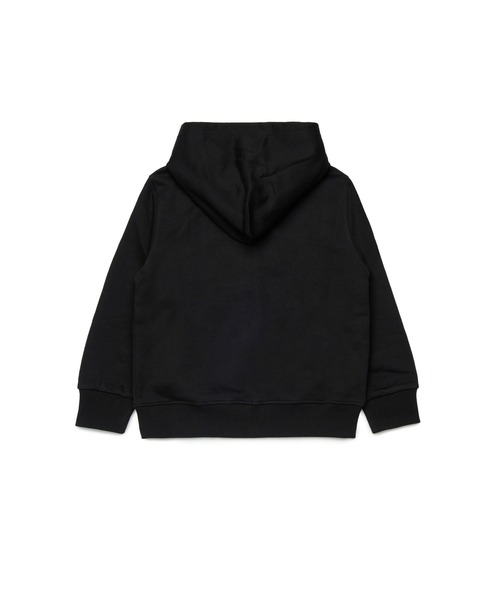 DIESEL（ディーゼル）の「キッズ ジップアップパーカー SLOGY OVER（パーカー・キッズ・ブラック/オフホワイト・16Y/4Y/10Y/12Y/6Y/8Y/14Y）」の3枚目の写真